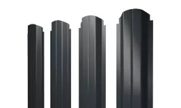 Штакетник П-образный А фигурный 0,5 PurLite Matt RAL 7016 антрацитово-серый. Цена: 180 руб. Артикул: 46077