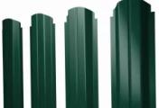 Штакетник П-образный А фигурный 0,5 Satin RAL 6005 зеленый мох – Купить оптом и в розницу