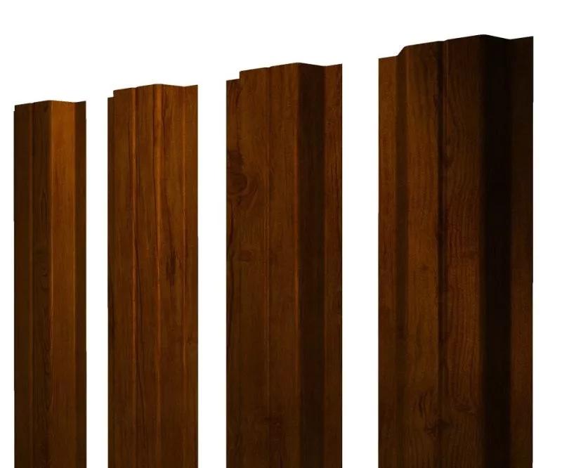 Штакетник П-образный A с прямым резом 0,4 Print Premium Golden Wood Intense FTC купить в санкт-петербурге