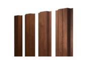 Штакетник П-образный A с прямым резом 0,45 Print-Double Premium Golden Wood Fresh – Купить оптом и в розницу