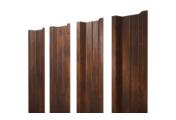 Штакетник П-образный A с прямым резом 0,45 Print Elite Chestnut Wood – Купить оптом и в розницу