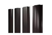 Штакетник П-образный A с прямым резом 0,45 Print Elite Coffee Wood Blesk TwinColor – Купить оптом и в розницу