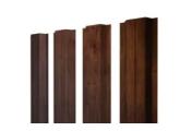 Штакетник П-образный A с прямым резом 0,45 Print Premium Cherry Wood Fresh TwinColor – Купить оптом и в розницу