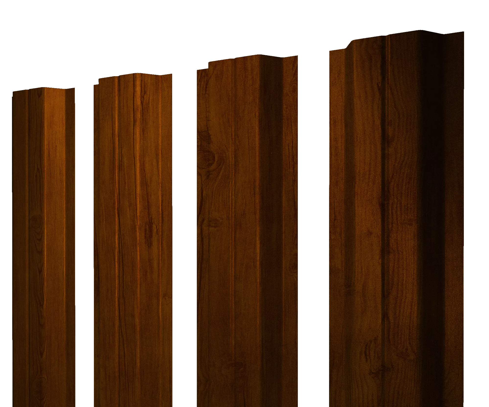 Штакетник П-образный A с прямым резом 0,45 Print Premium Golden Wood Intense FTC купить в санкт-петербурге