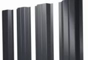 Штакетник П-образный A с прямым резом 0,5 PurPro RAL 7024 мокрый асфальт – Купить оптом и в розницу