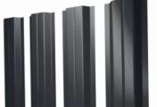 Штакетник П-образный A с прямым резом 0,5 Velur X RAL 7016 антрацитово-серый – Купить оптом и в розницу