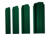 Штакетник П-образный B фигурный 0,5 Satin Matt RAL 6005 зеленый мох – Купить оптом и в розницу