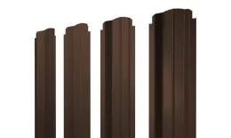 Штакетник П-образный B фигурный 0,5 Satin Matt TX RAL 8017 шоколад. Цена: 133 руб. Артикул: 39177