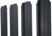 Штакетник П-образный B фигурный 0,5 Velur X RAL 7024 мокрый асфальт – Купить оптом и в розницу
