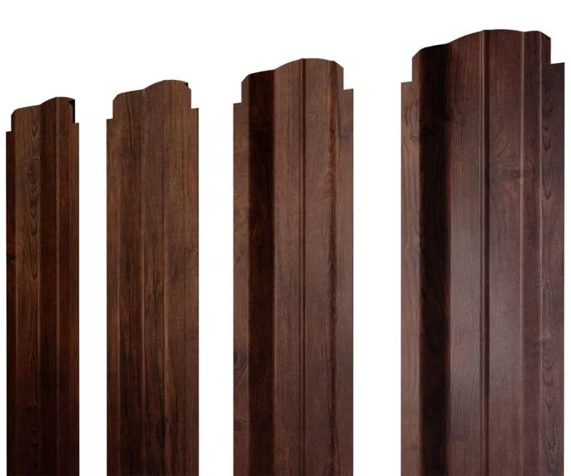 Штакетник П-образный В фигурный 0,4 Print Premium Cherry Wood Fresh TwinColor купить в санкт-петербурге
