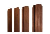Штакетник П-образный В фигурный 0,4 Print Premium Golden Wood Fresh TwinColor – Купить оптом и в розницу