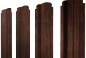 Штакетник П-образный В фигурный 0,45 Print Premium Cherry Wood Dark FTC – Купить оптом и в розницу