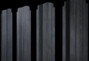 Штакетник П-образный В фигурный 0,45 Print Premium Grey Wood TwinColor – Купить оптом и в розницу