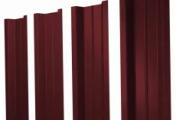 Штакетник П-образный В с прямым резом 0,45 PE-Double RAL 3005 красное вино – Купить оптом и в розницу