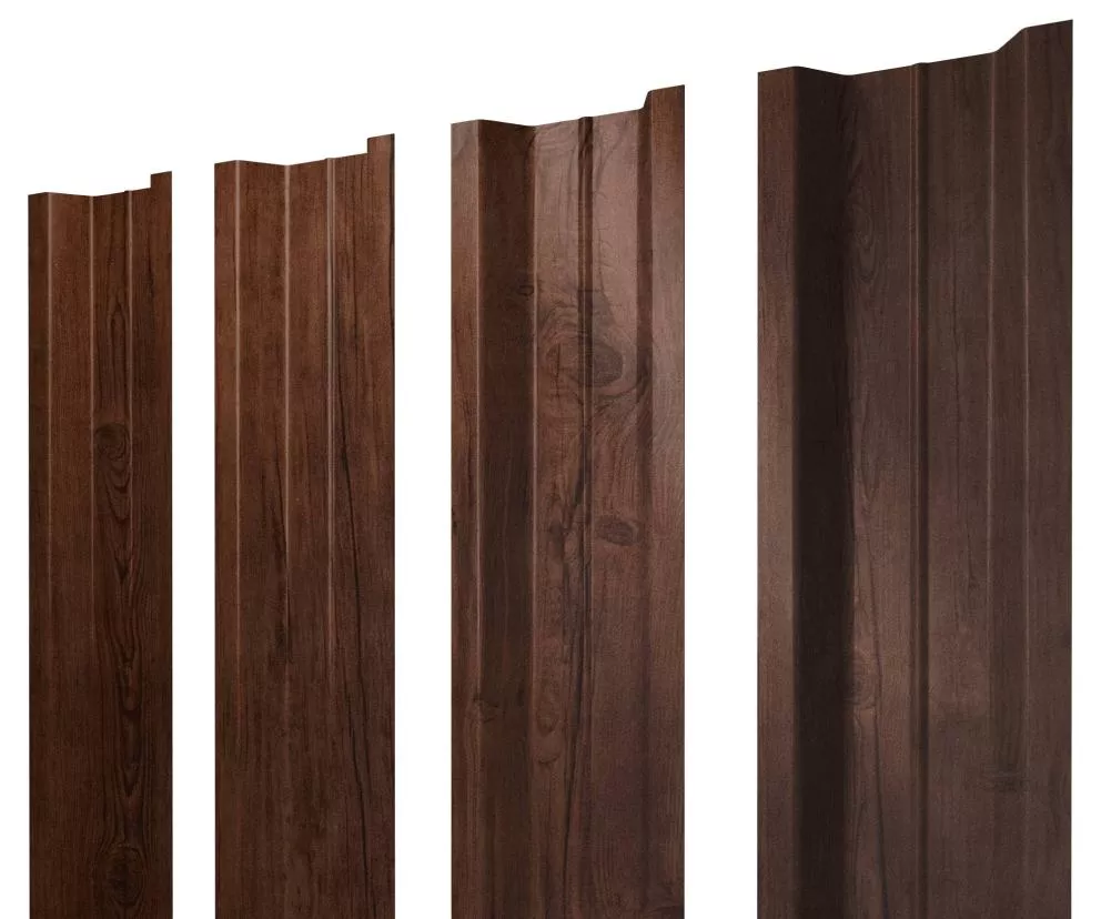 Штакетник П-образный В с прямым резом 0,45 Print-Double Premium Cherry Wood Fresh купить в санкт-петербурге