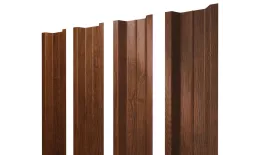 Штакетник П-образный В с прямым резом 0,45 Print-Double Premium Golden Wood Fresh. Артикул: 38751