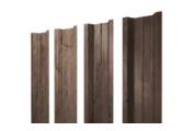 Штакетник Круглый с прямым резом 0,45 Print Premium Almond Wood Fresh – Купить оптом и в розницу