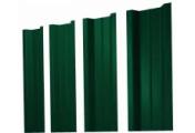 Штакетник П-образный В с прямым резом 0,5 Satin RAL 6005 зеленый мох – Купить оптом и в розницу