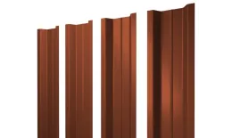 Штакетник П-образный В с прямым резом 0,5 Velur X RAL 8004 терракота. Цена: 206 руб. Артикул: 46381