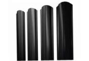 Штакетник Полукруглый Slim фигурный 0,4 PE-Matt-Double RAL 9005 черный – Купить оптом и в розницу