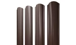 Штакетник Полукруглый Slim фигурный 0,45 Drap TR RAL 8017 шоколад. Цена: 112 руб. Артикул: 46164
