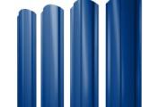 Штакетник Полукруглый Slim фигурный 0,45 PE RAL 5002 ультрамариново-синий – Купить оптом и в розницу