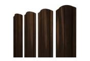 Штакетник Полукруглый Slim фигурный 0,45 Print Elite Chestnut Wood – Купить оптом и в розницу