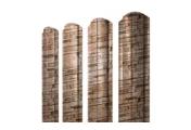 Штакетник Полукруглый Slim фигурный 0,45 Print Elite Sand Stone TwinColor – Купить оптом и в розницу