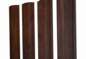 Штакетник Полукруглый Slim с прямым резом 0,4 Print Premium Cherry Wood Fresh TwinColor – Купить оптом и в розницу