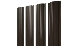 Штакетник Полукруглый Slim с прямым резом 0,45 Drap-double TX RR 32 темно-коричневый. Цена: 127 руб. Артикул: 38796