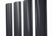 Штакетник Полукруглый Slim с прямым резом 0,45 PE-Double RAL 7016 антрацитово-серый – Купить оптом и в розницу