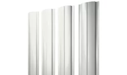 Штакетник Полукруглый Slim с прямым резом 0,45 PE-Double RAL 9003 сигнальный белый. Цена: 102 руб. Артикул: 38799