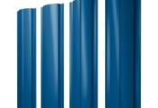 Штакетник Полукруглый Slim с прямым резом 0,45 PE RAL 5005 сигнальный синий – Купить оптом и в розницу