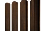 Штакетник Полукруглый Slim с прямым резом 0,45 Print Elite Chestnut Wood – Купить оптом и в розницу