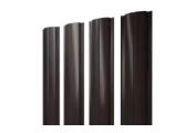 Штакетник Полукруглый Slim с прямым резом 0,45 Print Elite Coffee Wood Blesk TwinColor – Купить оптом и в розницу
