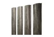Штакетник Полукруглый Slim с прямым резом 0,45 Print Elite Nordic Wood TwinColor – Купить оптом и в розницу