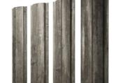 Штакетник Полукруглый Slim с прямым резом 0,45 Print Elite Nordic Wood TwinColor – Купить оптом и в розницу