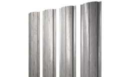 Штакетник Полукруглый Slim с прямым резом 0,45 Print Elite Snow Wood TwinColor. Цена: 142 руб. Артикул: 38807