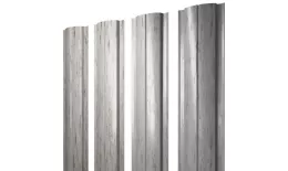 Штакетник Полукруглый Slim с прямым резом 0,45 Print Elite Snow Wood TwinColor. Цена: 142 руб. Артикул: 38807