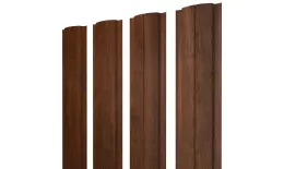 Штакетник Полукруглый Slim с прямым резом 0,45 Print Premium Golden Wood Fresh TwinColor. Цена: 126 руб. Артикул: 38810
