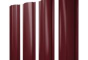 Штакетник Полукруглый Slim с прямым резом 0,5 PurLite Matt RAL 3005 красное вино – Купить оптом и в розницу