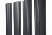 Штакетник Полукруглый Slim с прямым резом 0,5 PurPro RAL 7024 мокрый асфальт – Купить оптом и в розницу