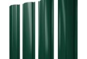 Штакетник Полукруглый Slim с прямым резом 0,5 Satin Matt TX RAL 6005 зеленый мох – Купить оптом и в розницу