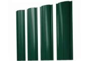 Штакетник Полукруглый Slim с прямым резом 0,5 Satin Matt TX RAL 6005 зеленый мох – Купить оптом и в розницу
