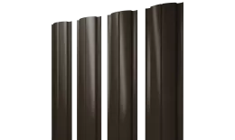 Штакетник Полукруглый Slim с прямым резом 0,5 Satin Matt TX RR 32 темно-коричневый. Цена: 153 руб. Артикул: 46159