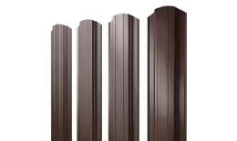 Штакетник Прямоугольный фигурный 0,45 Drap-double TX RAL 8017 шоколад. Цена: 202 руб. Артикул: 46229