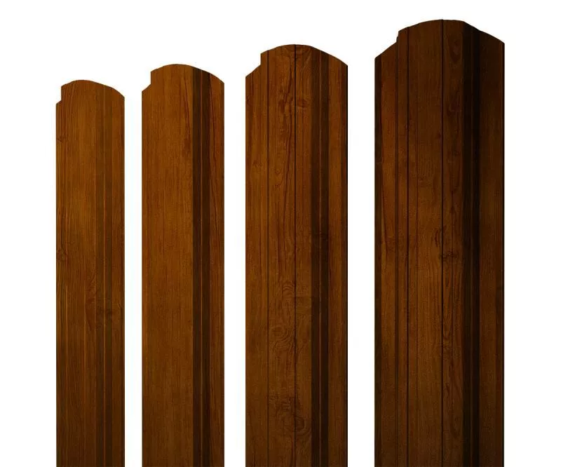 Штакетник Прямоугольный фигурный 0,45 Print-Double Premium Golden Wood Intense F купить в санкт-петербурге