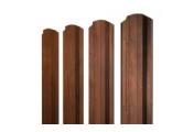 Штакетник Прямоугольный фигурный 0,45 Print Premium Golden Wood Fresh TwinColor – Купить оптом и в розницу