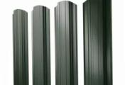 Штакетник Прямоугольный фигурный 0,5 GreenCoat Pural BT RR 11 темно-зеленый (RAL 6020 хромовая зелень) – Купить оптом и в розницу