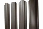 Штакетник Прямоугольный фигурный 0,5 GreenCoat Pural BT RR 32 темно-коричневый (RAL 8019 серо-коричневый) – Купить оптом и в розницу